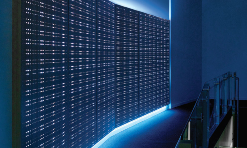 Circadian Light Wall located at Genentech in San Francisco, CA