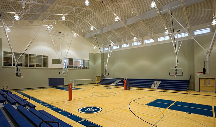 Mount Vernon school gym featuring PlybooSport