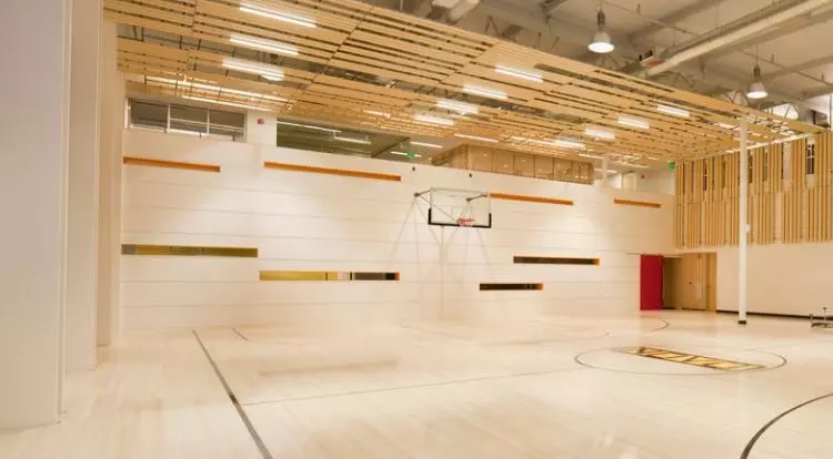 Novo Construction basketball court