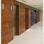 Wall paneling in lobby by Durapalm